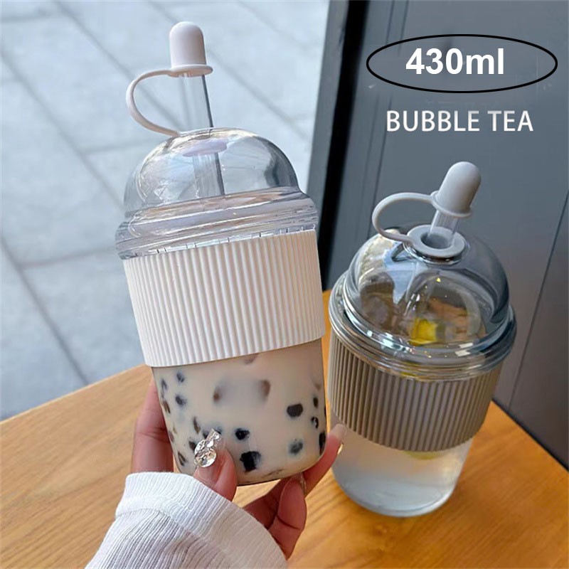 Coffee Tea Boba - 430ML Stroh Tasse Mit Deckel Blase