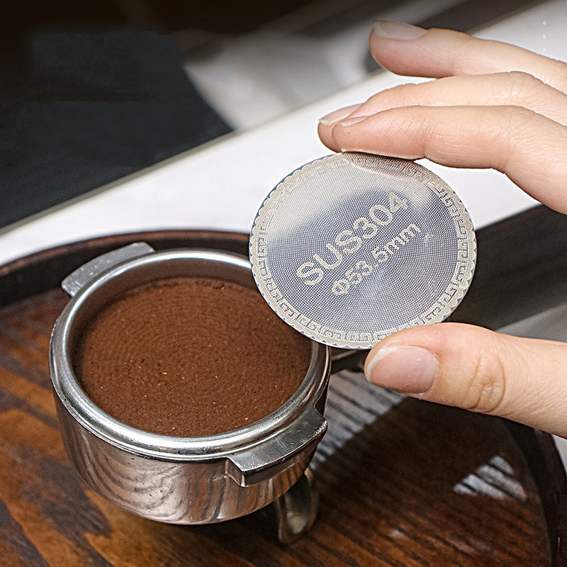 Coffee&Tea House Opinie - Espresso-Puck-Bildschirm, 51 mm, 53,5 mm, 58,5