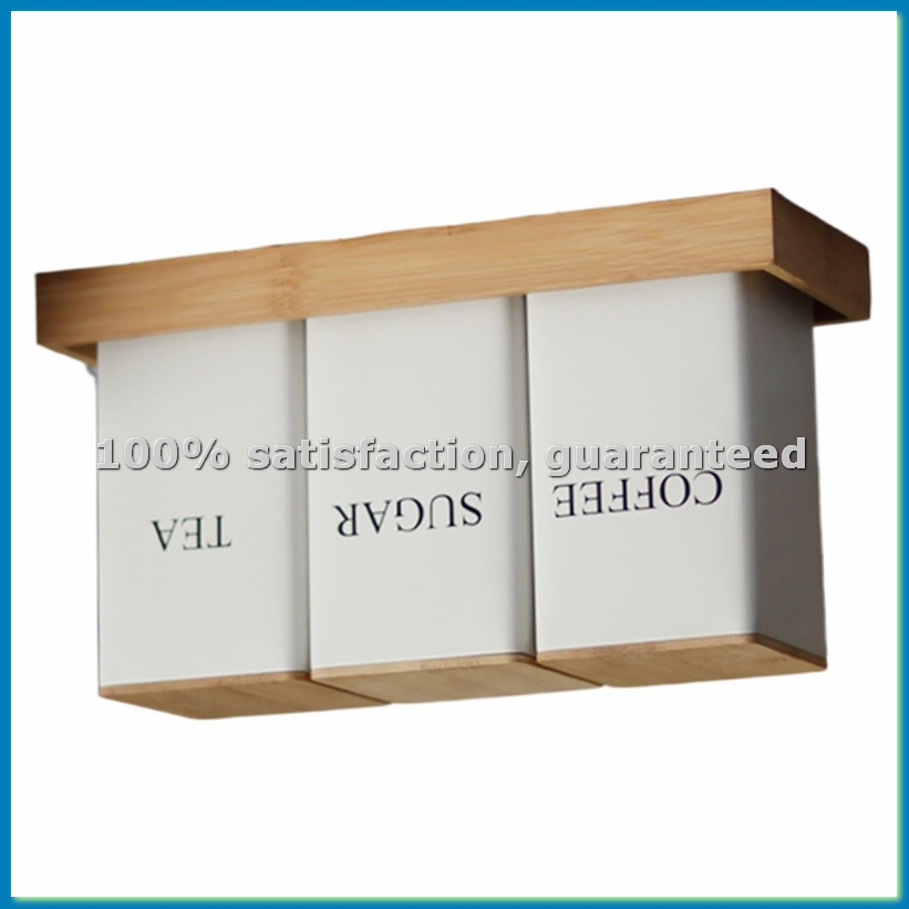 Coffee Tea Canister Set - 3-teiliges Set Tee-, Kaffee- und Zuckerbehälter