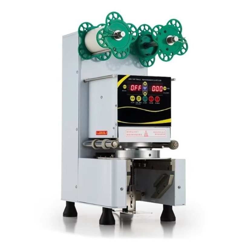 Coffee Tea With Milk - Automatische Kunststoffbecher-Versiegelungsmaschine für den gewerblichen Gebrauch