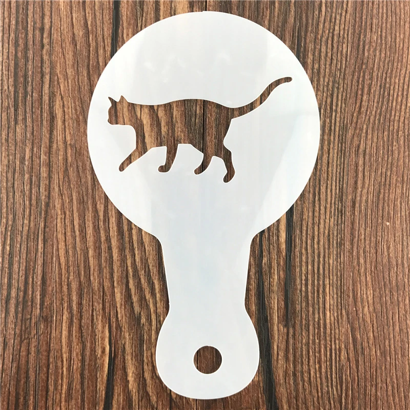 Coffee Stencil Art - 5 Stücke DIY Kaffee Latte Art
