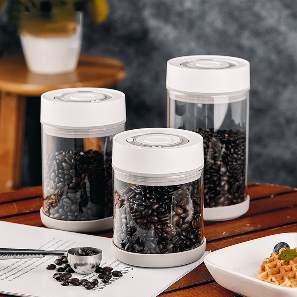 Coffee Tea Canister Set - Feuchtigkeitsbeständiges Glasglas für Kaffeebohnen in der