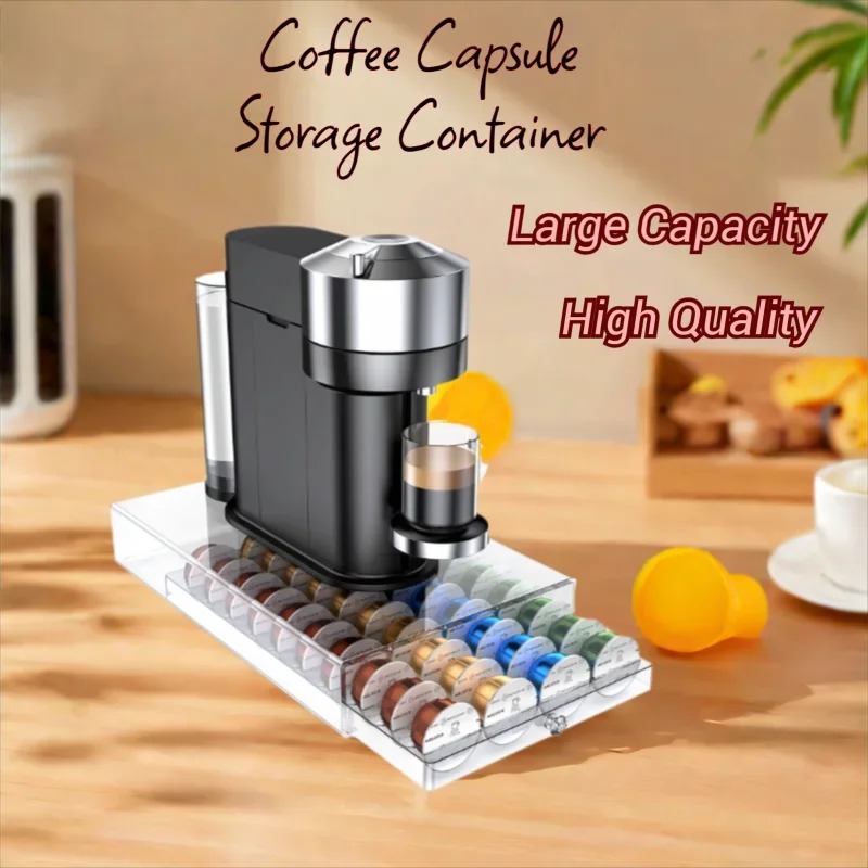 Coffee Capsule Holder - 40 Stück Kaffeekapsel-Pod-Halter Nespresso Vertuoline Dolce