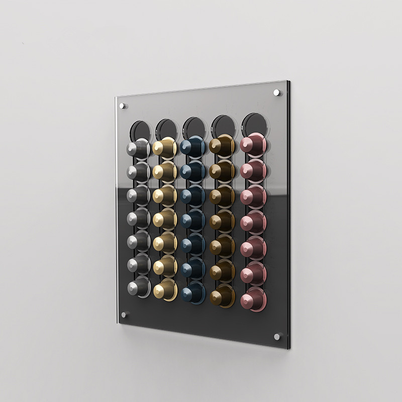 Coffee Capsule Holder - Langlebige und transparente Aufbewahrung für Kaffeekapseln,