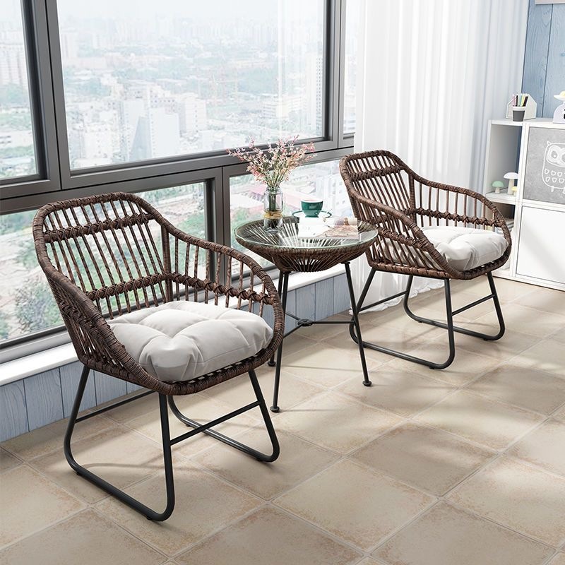 Coffee Tea Gardens - Balkontisch und -stuhl-Set, Teetisch und Stuhl-Kombination,