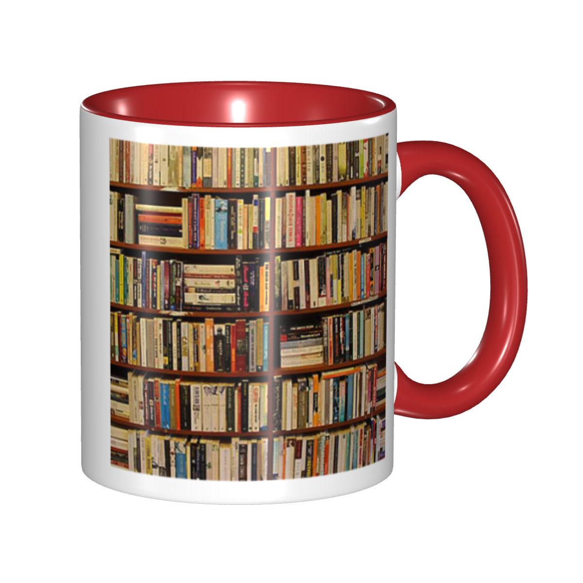 Coffee Tea Library - Bildungs- und Bibliotheks-Buchbecher, Lustige Keramik-Kaffeetassen, Teetassen,