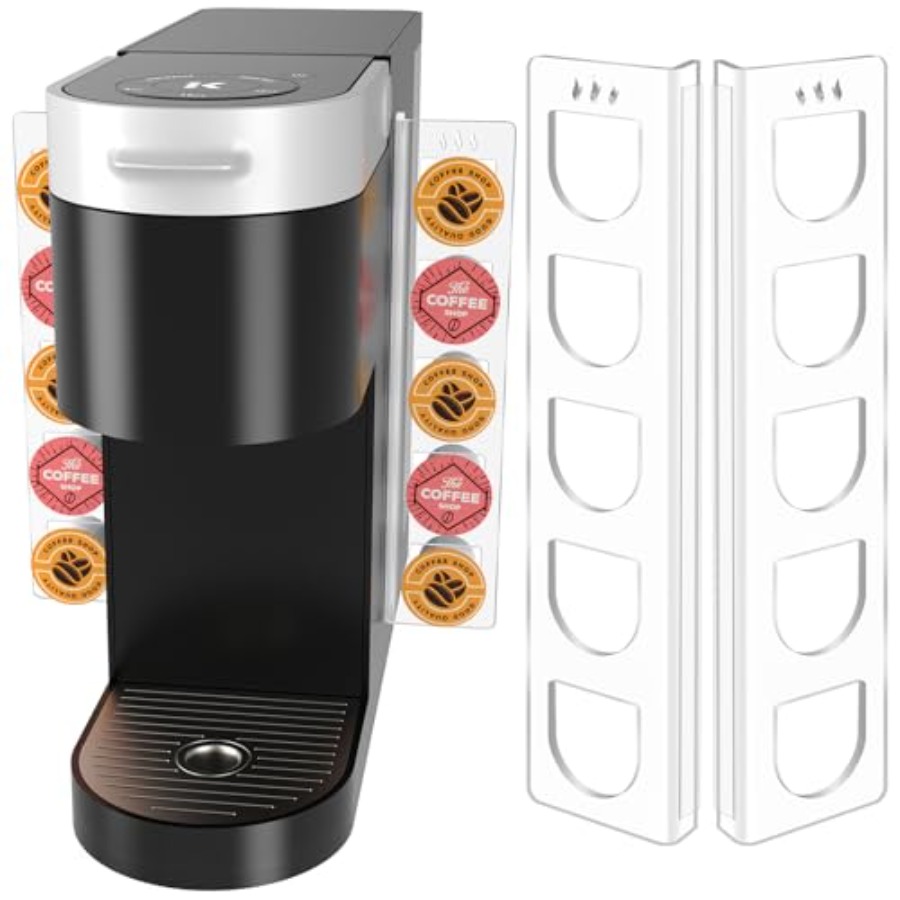 Coffee Capsule Holder - Transparente Acryl-Kaffeekapselhalter für K-Cup Pods, Kompakter
