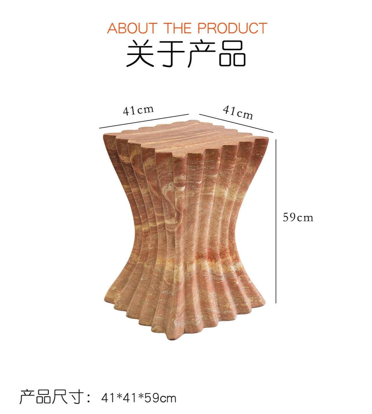Coffee&Tea House Opinie - B11-7.2 Stilimitation eines roten Travertinkantens im