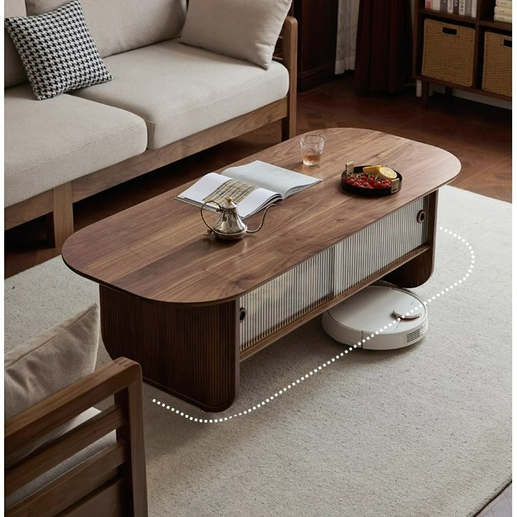 Massivholz-Couchtisch aus schw – Coffee And Tea-Za Bewertung und Preis