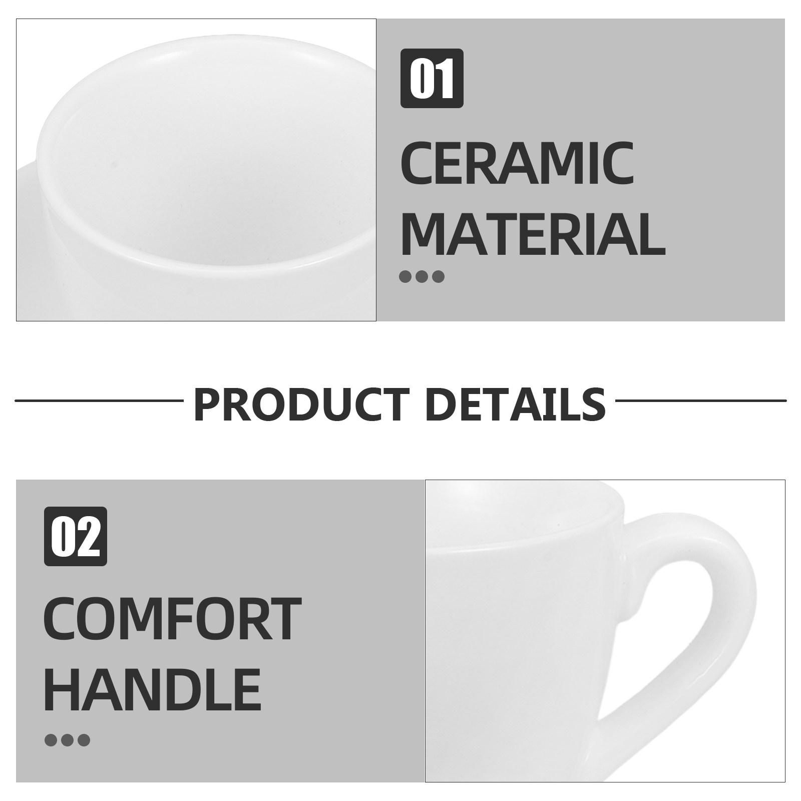 1 Set Einfaches Kaffeetassen-S – Coffee Tea Set Bewertung und Preis
