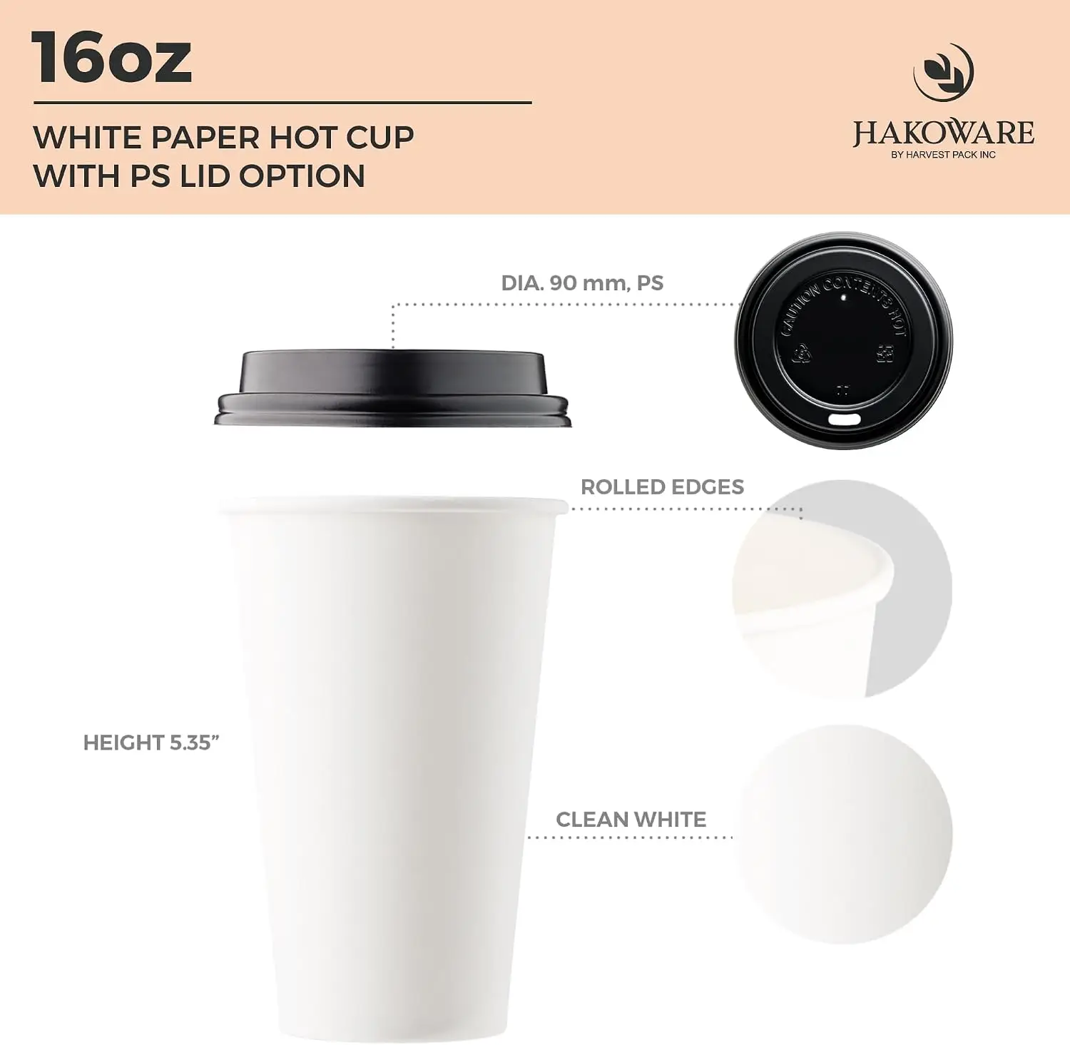 [1000 SET] HARVEST PACK 16 oz  – Wallpaper Coffee And Tea Bewertung und Preis