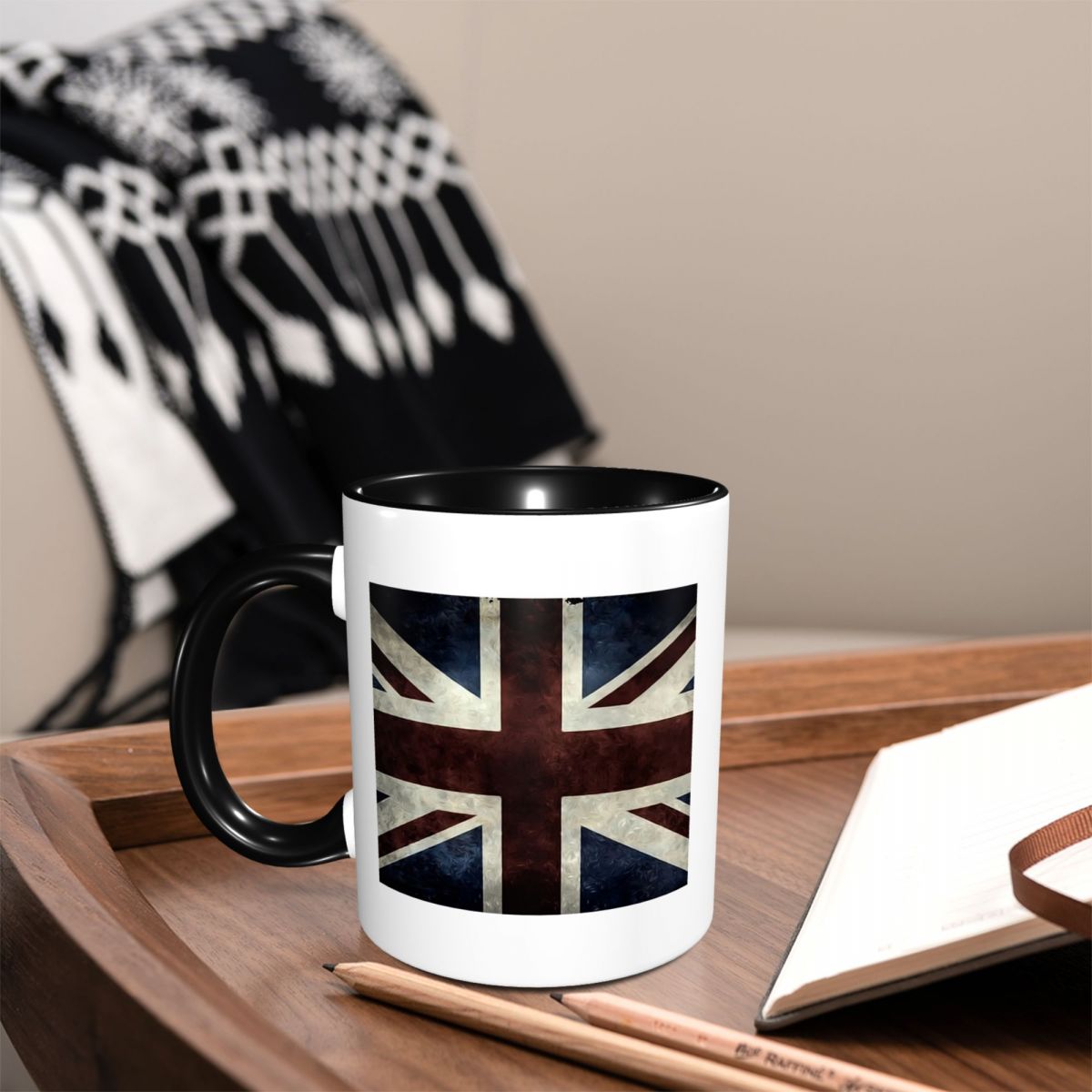 Tasse mit Union Jack-Flagge de – Coffee Tea Uk Bewertung und Preis