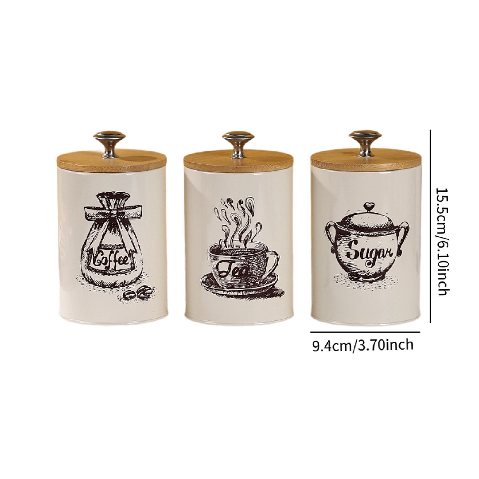 Landhaus Kaffee Tee Zucker Vor – Coffee Tea Canister Set Bewertung und Preis