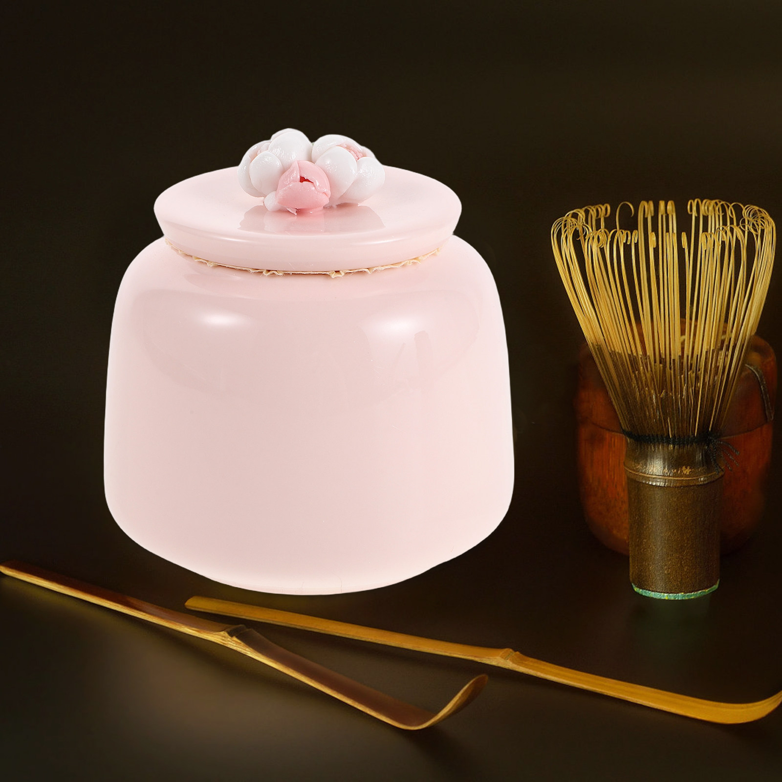 Keramik-Teedose Rosa Porzellan – Coffee Tea And Bean Leaf Bewertung und Preis