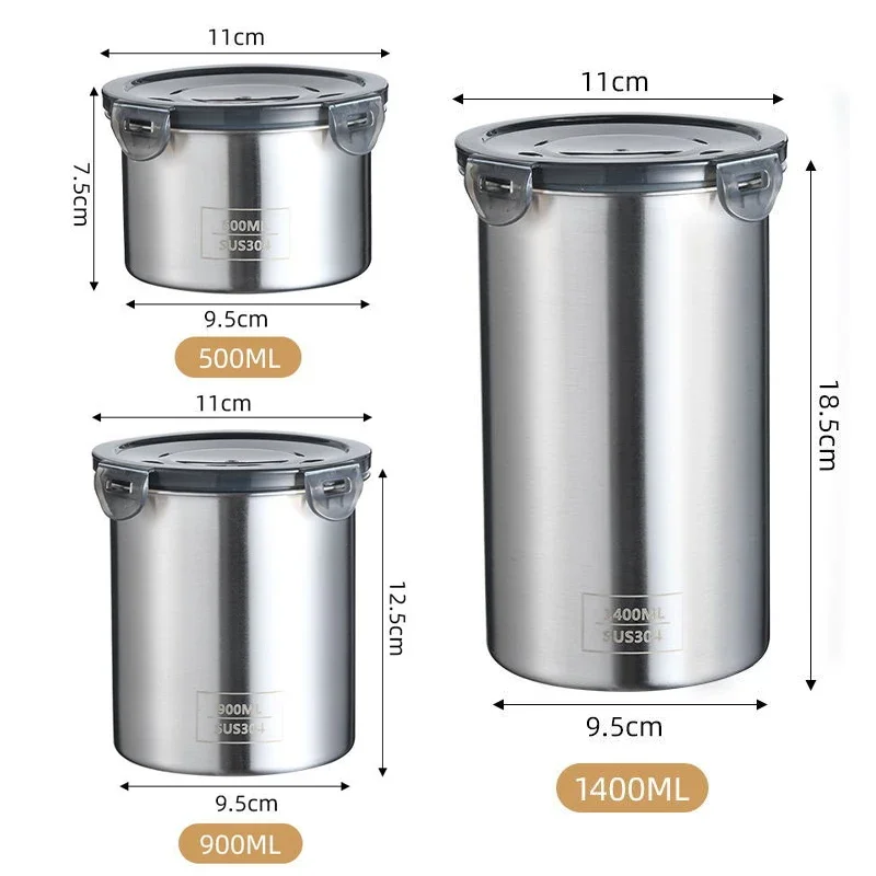 Edelstahl Lebensmittel Behälte – Coffee Tea And Bean Leaf Bewertung und Preis