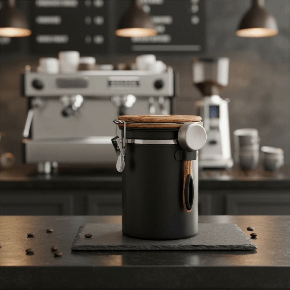 Kaffeebohnen-Aufbewahrungstank – Coffee Tea And Bean Leaf Bewertung und Preis