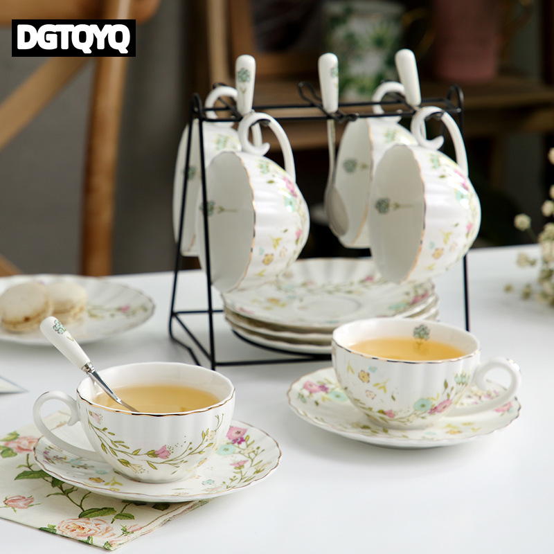 2-teiliges Vintage Blumenmuste – Coffee Tea Set Up Bewertung und Preis