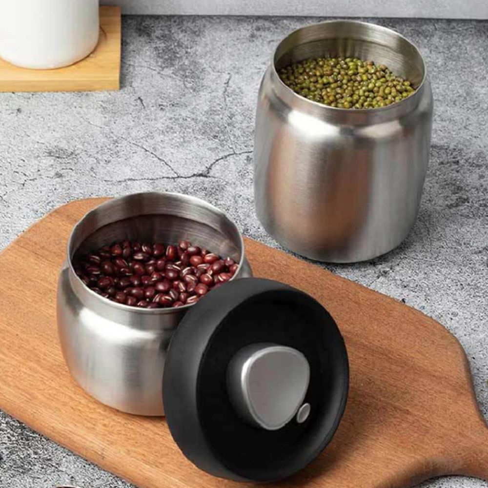 304 Edelstahl Kaffeebohnen-Vak – Coffee Tea Canister Set Bewertung und Preis