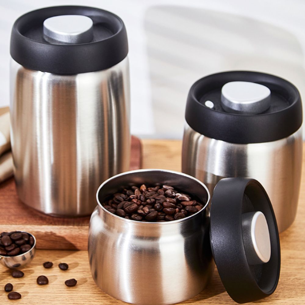 304 Edelstahl Kaffeebohnen-Vak – Coffee Tea Canister Set Bewertung und Preis