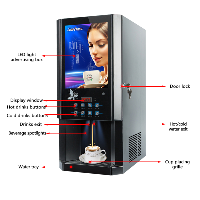 30SCW-8 Heißgetränkeautomat fü – Coffee Tea With Milk Bewertung und Preis