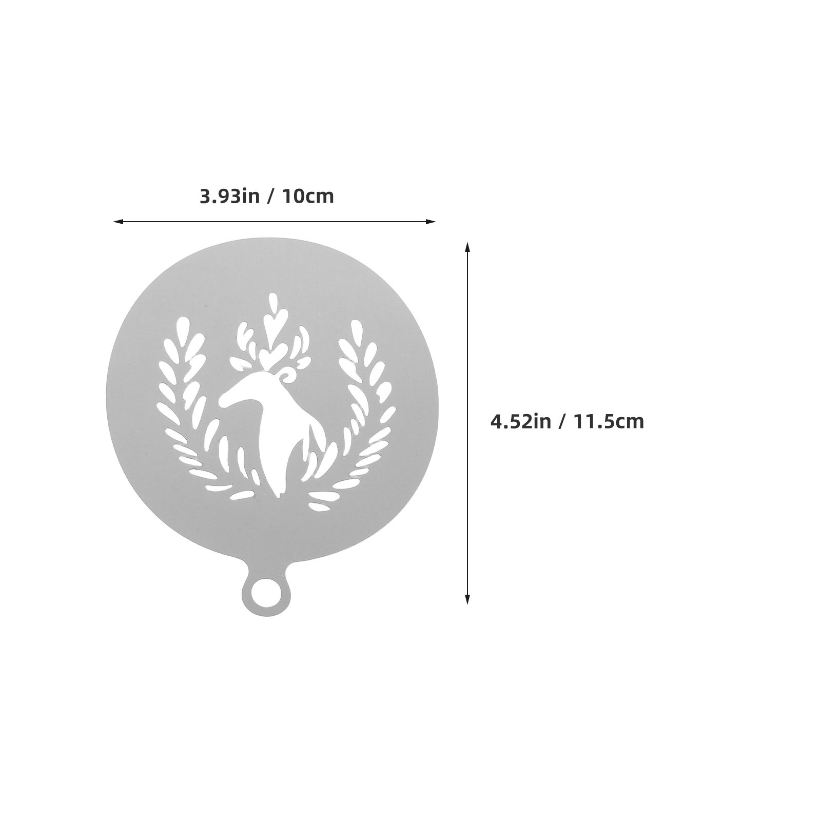4-teiliges Premium Edelstahl K – Coffee Stencil Art Bewertung und Preis