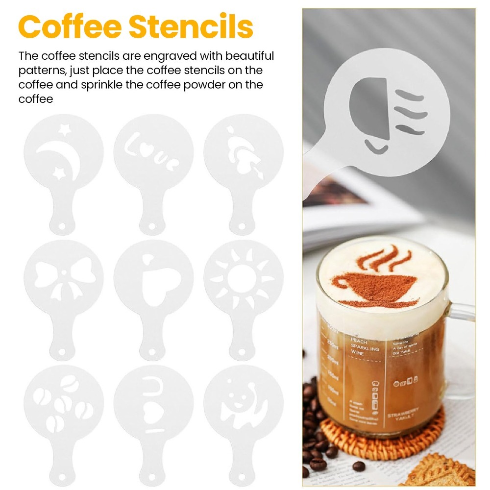 Edelstahl Latte Art Stift Trag – Coffee Stencil Art Bewertung und Preis