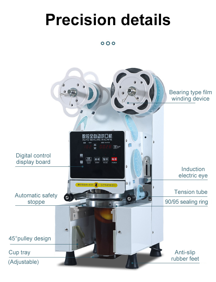 CE-zertifizierte Automatische  – Coffee Tea Boba Bewertung und Preis