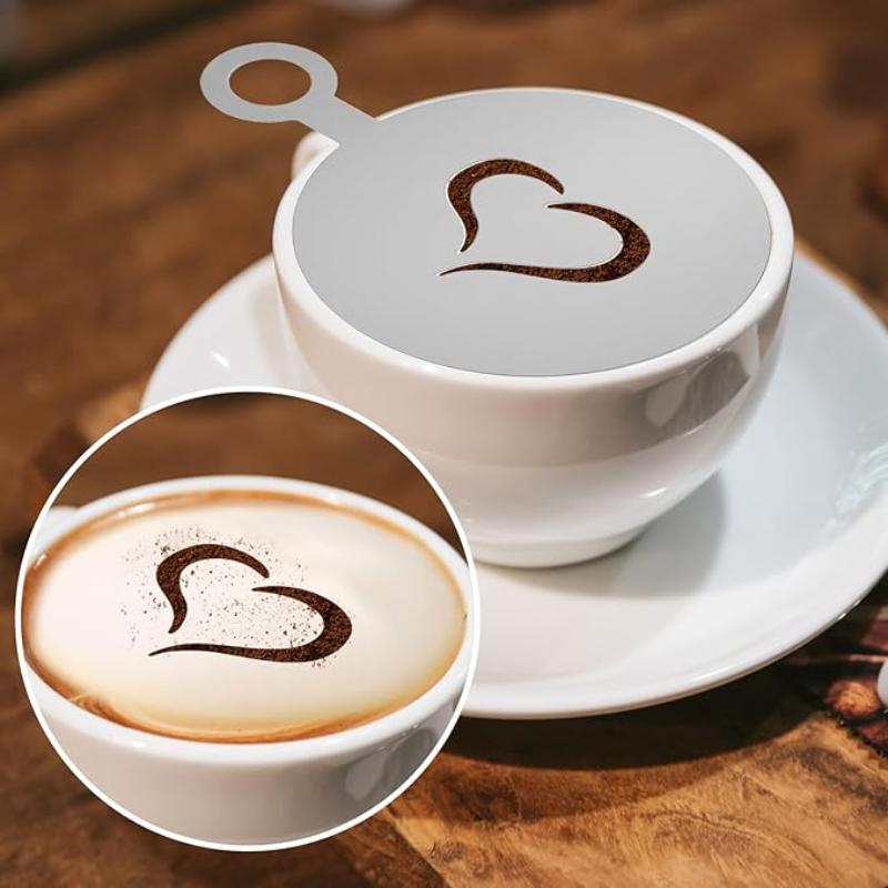 4 Stück/Set Edelstahl-Schablon – Coffee Stencil Art Bewertung und Preis