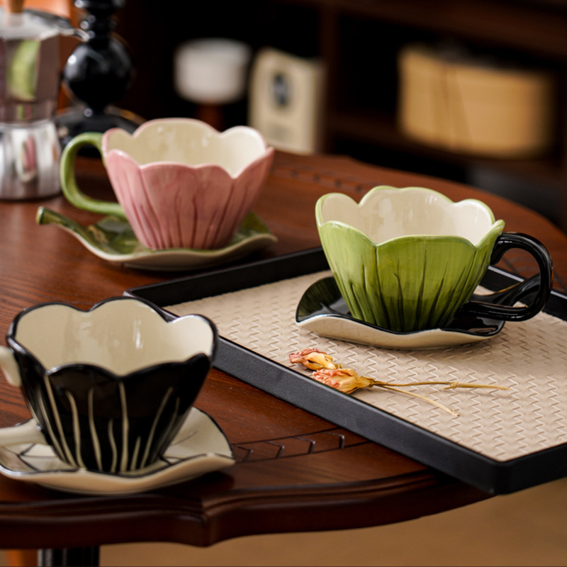 Unregelmäßige handbemalte Kaff – Coffee Tea Set Bewertung und Preis