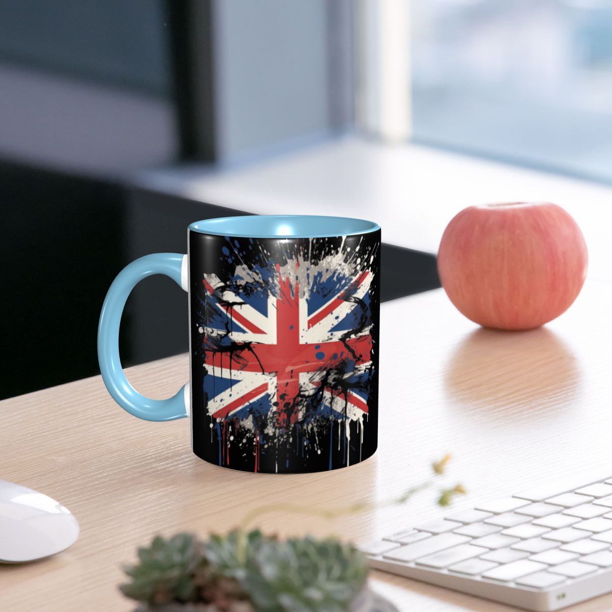 Tasse mit Union Jack-Flagge de – Coffee Tea Uk Bewertung und Preis