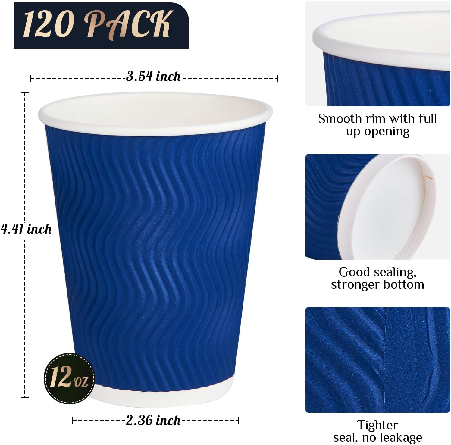 12OZ Einweg-Kaffeebecher Isoli – Wallpaper Coffee And Tea Bewertung und Preis