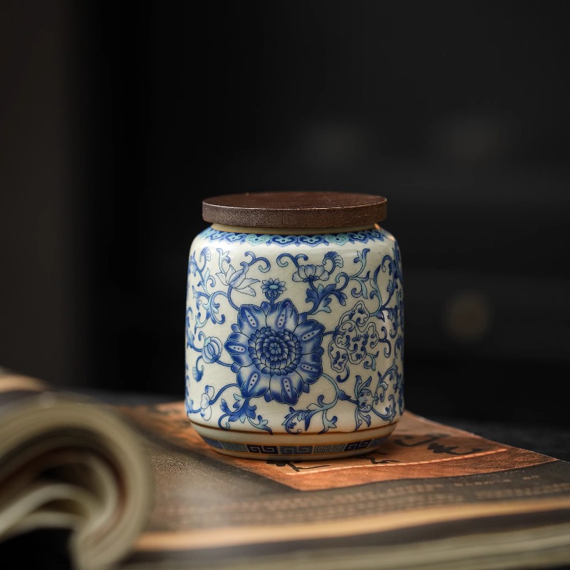 Kreative blaue und weiße Porze – Coffee Tea Canister Set Bewertung und Preis