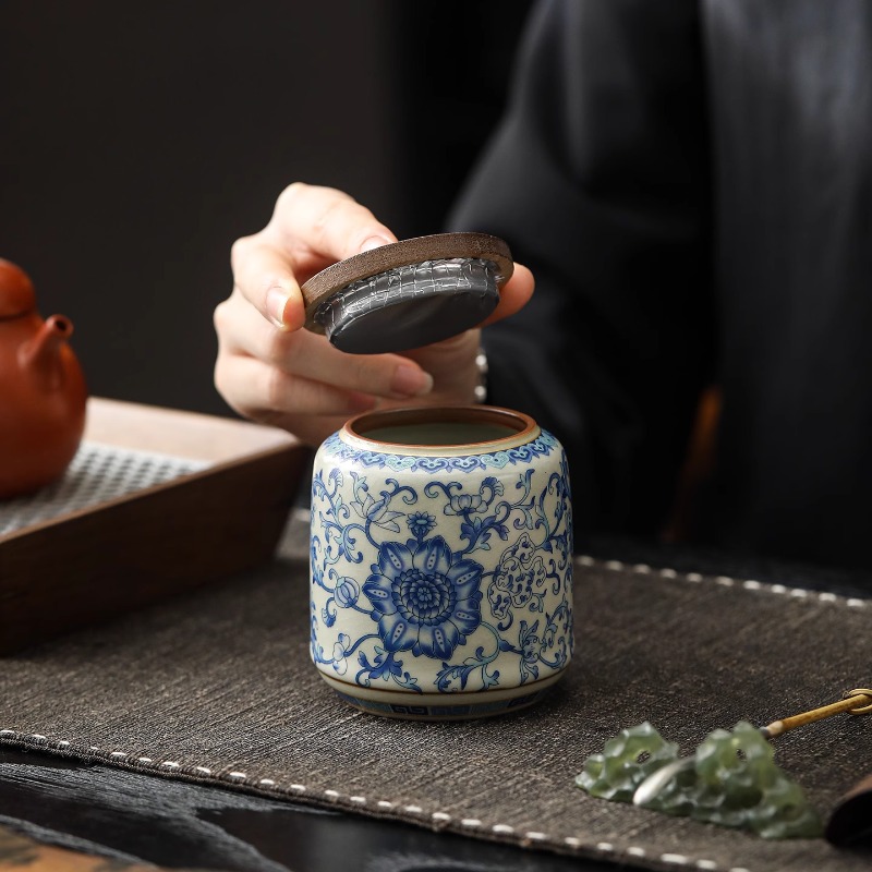 Kreative blaue und weiße Porze – Coffee Tea Canister Set Bewertung und Preis