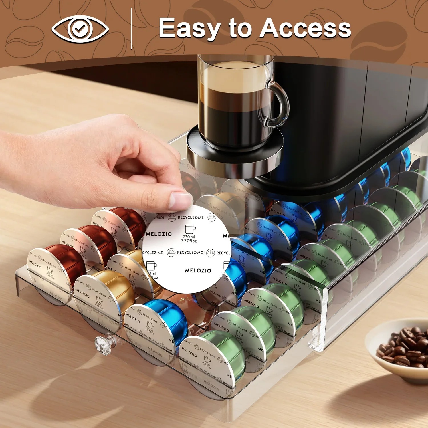 40 Stück Kaffeekapsel-Pod-Halt – Coffee Capsule Holder Bewertung und Preis