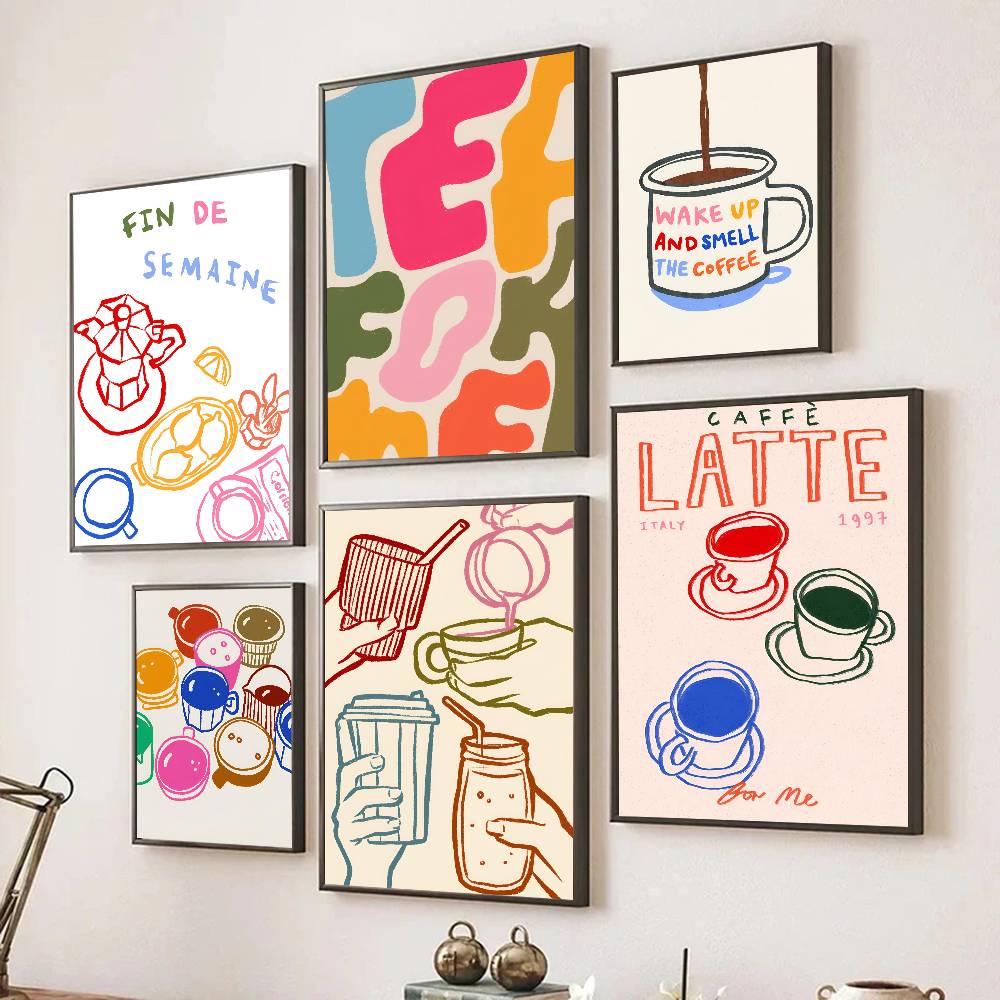 Farbästhetik Retro Küche Kaffe – Wallpaper Coffee And Tea Bewertung und Preis