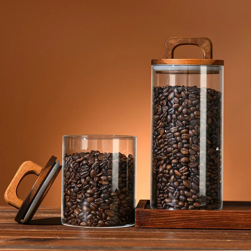 Klarglasbehälter mit Bambusdec – Coffee Tea Canister Set Bewertung und Preis