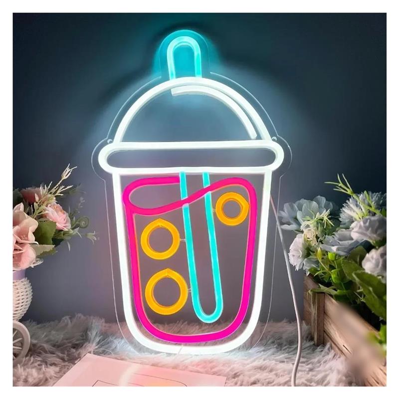 Boba-Tee Neonschild, Milchtee- – Wallpaper Coffee And Tea Bewertung und Preis
