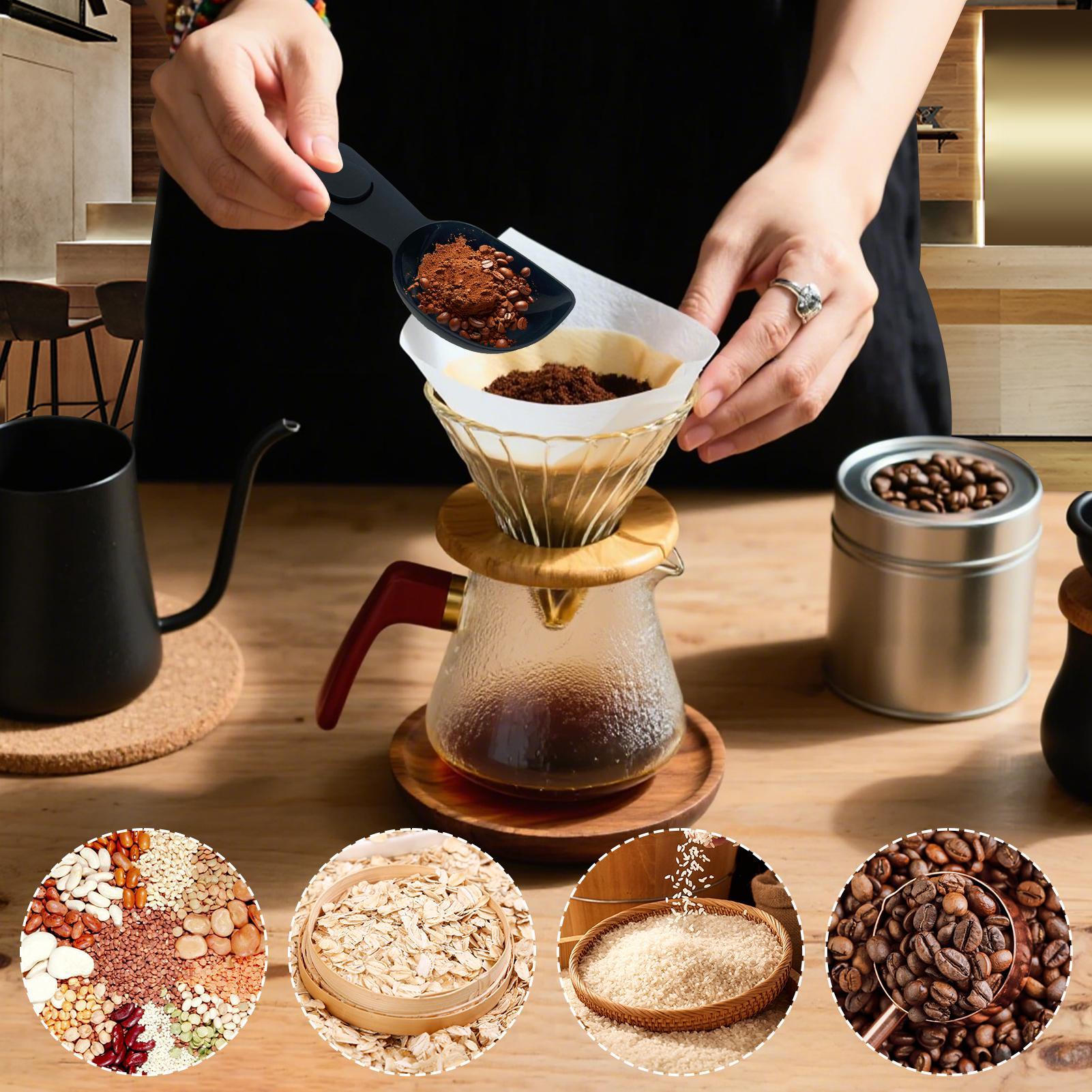 Kaffeelöffel mit Clip, Mehrzwe – Coffee Tea And Bean Leaf Bewertung und Preis