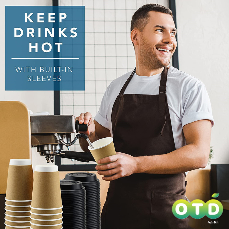 Doppelwandiger Pappbecher mit  – Wallpaper Coffee And Tea Bewertung und Preis