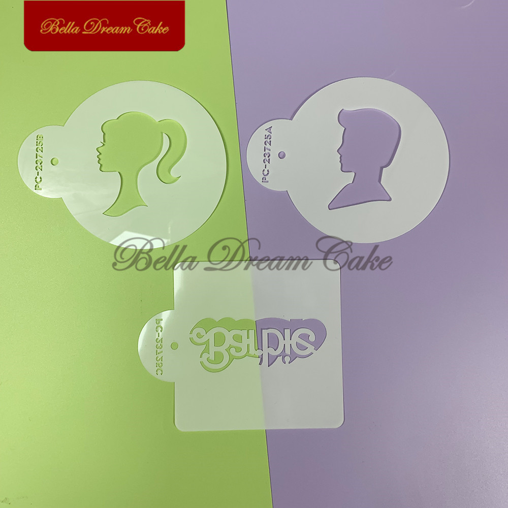 Cartoon Mädchen/Junge Design K – Coffee Stencil Art Bewertung und Preis