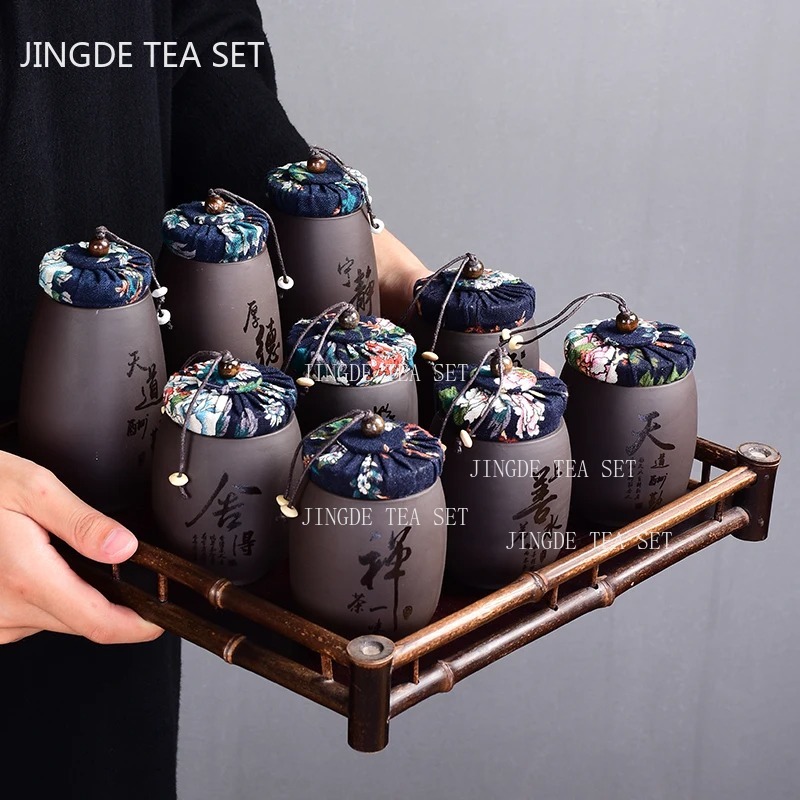 Chinesische Lila Sand Kleine T – Coffee Tea Canister Set Bewertung und Preis