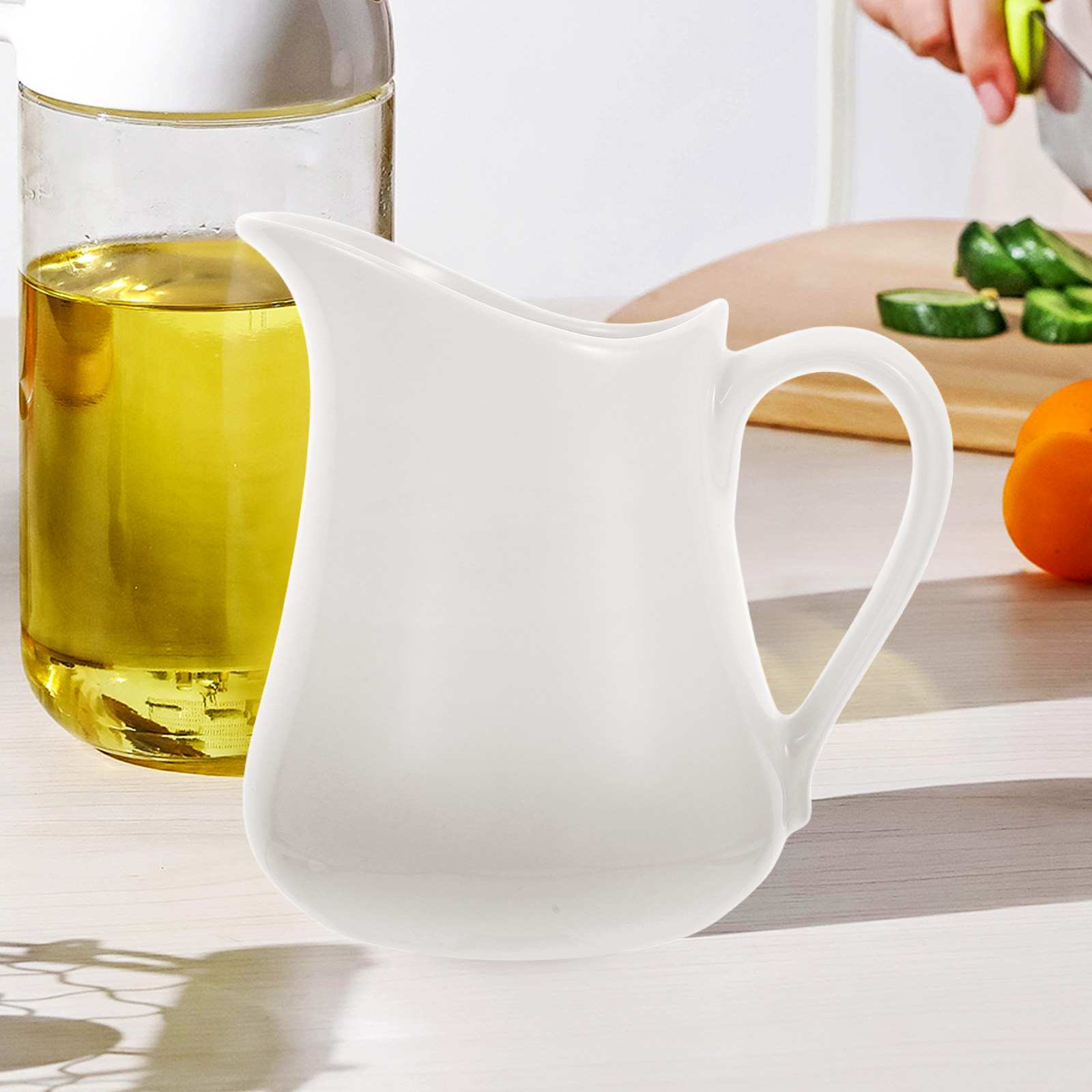 Keramikkrug 1000 ml, glatt, el – Coffee Tea Creamer Bewertung und Preis
