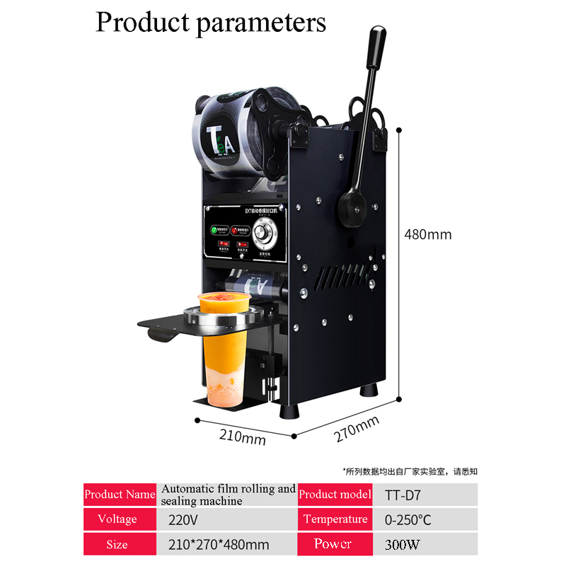 Automatische Tassenversiegelun – Coffee Tea Boba Bewertung und Preis