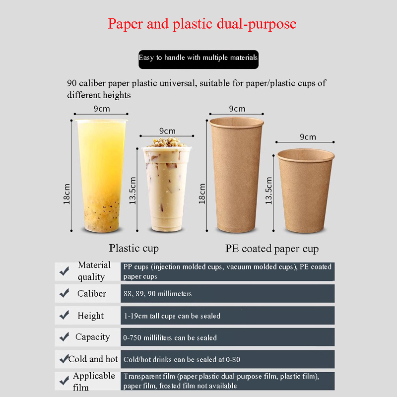 Automatische Tassenversiegelun – Coffee Tea Boba Bewertung und Preis
