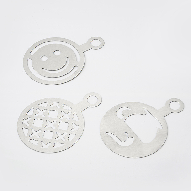 Edelstahl-Latte-Art-Schablone, – Coffee Stencil Art Bewertung und Preis