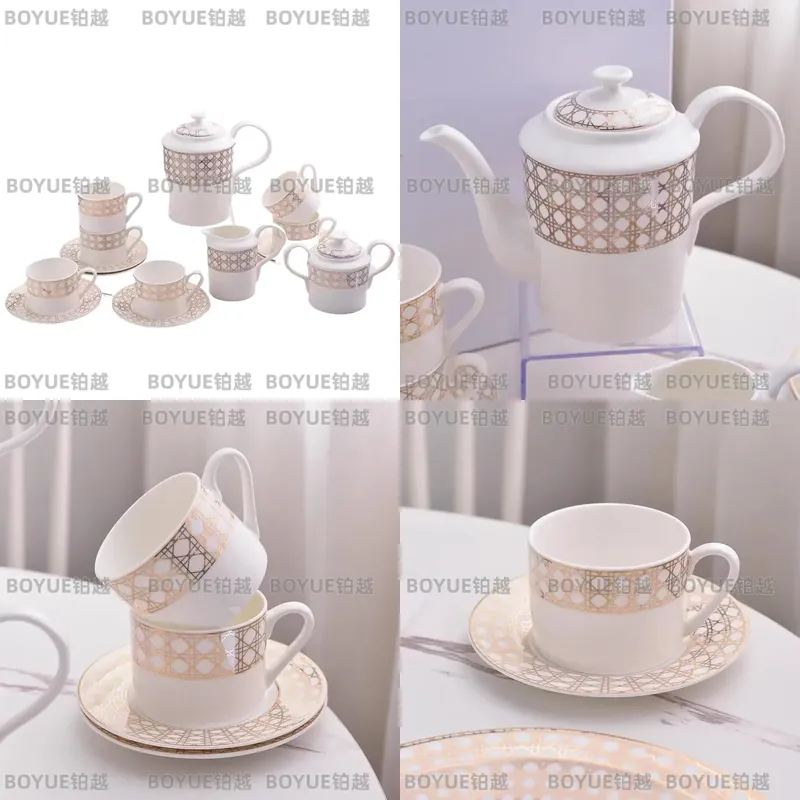 Luxuriöses Bone China Kaffeeta – Coffee Tea Gift Set Bewertung und Preis