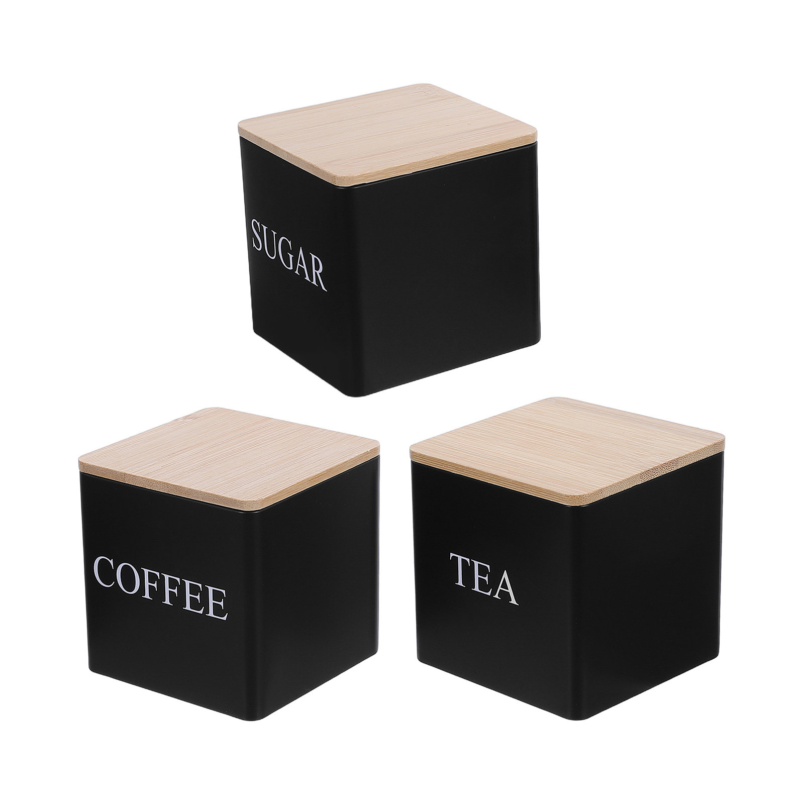 3-teiliges Metall-Tee-Kaffee-Z – Coffee Tea Canister Set Bewertung und Preis