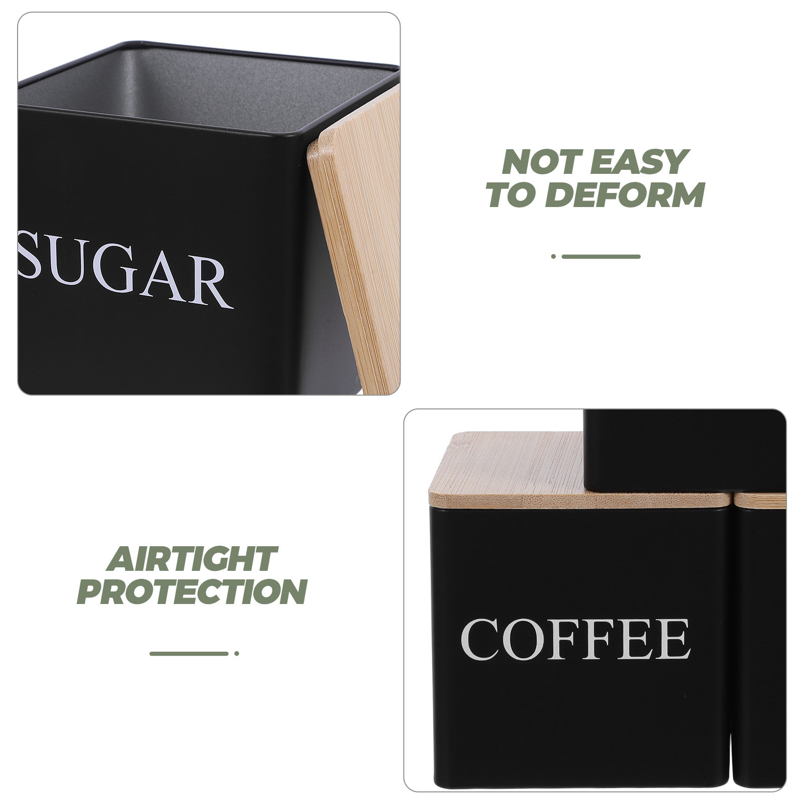 3-teiliges Metall-Tee-Kaffee-Z – Coffee Tea Canister Set Bewertung und Preis